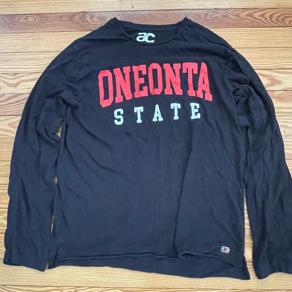 Oneonta State Black Long Sleeve Shirt